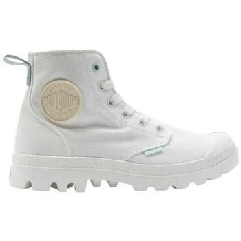 Afbeelding van Palladium Pampa Monopop Korte laarzen, Dames, Maat: 39, Star white Katoen