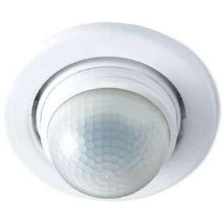 Afbeelding van Steinel pir sensor inbouw bewegingsmelder hoek 360graden rijkwijdte 8 meter ip20 wit 1000 watt 601317
