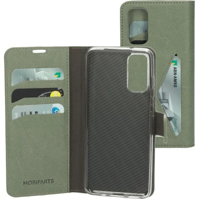 Afbeelding van Mobiparts Classic Wallet Case Samsung Galaxy S20 4G/5G Stone Green