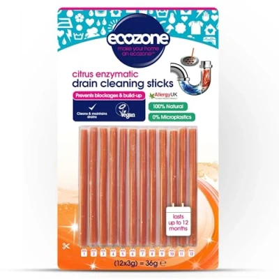 Afbeelding van Ecozone Afvoer Ontstopper Sticks Citrus 12 st.