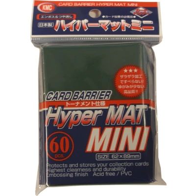 Afbeelding van KMC Small Sleeves (62x89mm) Hyper Mat Green (60)