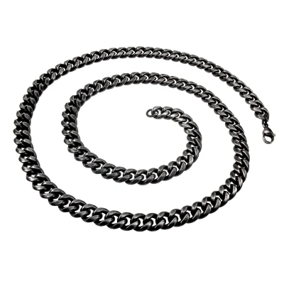 Afbeelding van 60cm x 8mm Gourmet Ketting Heren Verouderd RVS Schakelketting