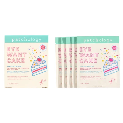 Afbeelding van Patchology Eye Want Cake Gels 5 pairs/box st Oogmasker en oogpads Beautytasting