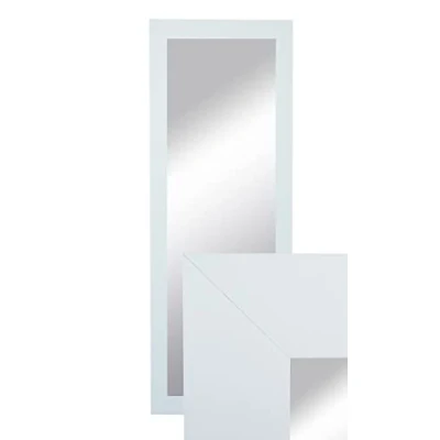 Afbeelding van BD ART Wandspiegel decoratieve garderobespiegel full body spiegel 150x50cm wit