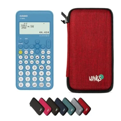 Afbeelding van CALCUSO Basispakket rood met rekenmachine Casio FX 82NL