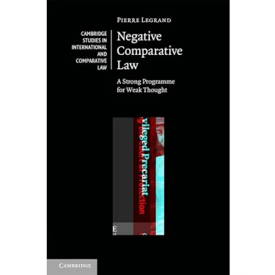 Afbeelding van Cambridge Studies in International and Comparative LawSeries Number 167 Negative Law