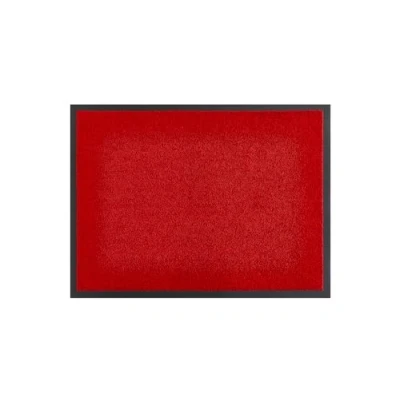 Afbeelding van andiamo deurmat Verdi vuilvangmat voor de ingang van het huis ideaal als binnen of in overdekte buitenruimte voetveger voordeur 40 x 60 cm rood 2