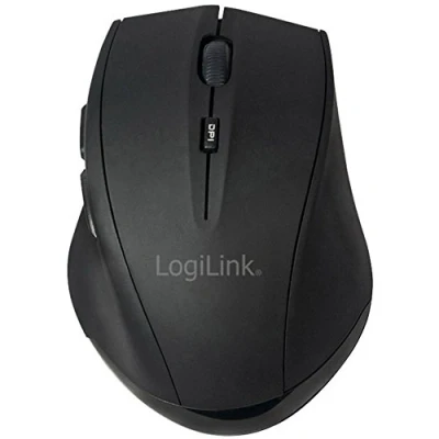 Afbeelding van Logilink ID0032A Lasermaus 5 toetsen, 1600dpi en energiebesparende modus zwart