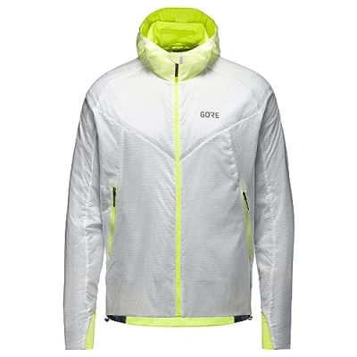 Afbeelding van GORE WEAR GTX, Jackets, heren, Wit/Geel (White/Neon Yellow), L