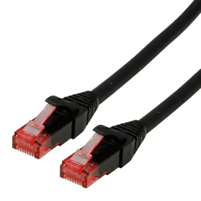 Afbeelding van ROLINE Patchkabel Cat.6 UTP, Component Level, LSOH, zwart, 5 m