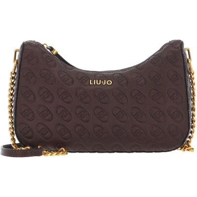 Afbeelding van LIU JO Schoudertas Adonide ECS Hobo Bag Brown Stone Met Bruine