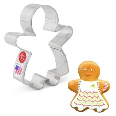 Afbeelding van Ann Clark Cookie Cutters Peperkoekmeisje Koekjesvorm, 9,5 cm