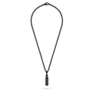 Afbeelding van Philipp Plein PJTEA09NU Halsketting Heren 60cm GOTHIC TAG