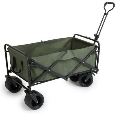 Afbeelding van 909 Outdoor Bolderkar Opvouwbaar Max laadvermogen 80 KG 100x57x99cm Groen