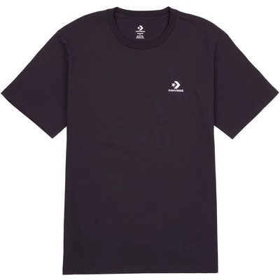 Afbeelding van Converse Embroidered STAR Chevron TEE Unisex Tshirt basic, Maat: Small, Black
