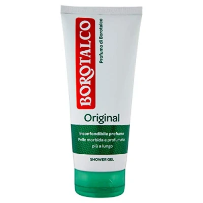 Afbeelding van Borotalco Originele douchegel voor het lichaam, geparfumeerd met zachte en geparfumeerde huid, ideaal mannen vrouwen, dermatologisch getest, fles van 200 ml