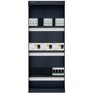 Afbeelding van Eaton holec systeem 55 installatiekast 550x220mm 9 groepen 3f 3 als hs 40a 4p met beltrafo 2066032