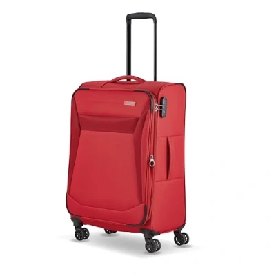 Afbeelding van Travelite Chios 4 Wiel Trolley M red Zachte koffer