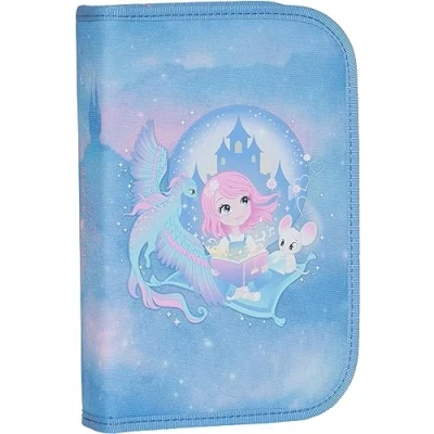 Afbeelding van Etui Beckmann gevuld 21dlg Fairytale blue Inhoud:2x jumbo potlood, 7x