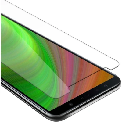 Afbeelding van Cadorabo Screenprotector geschikt voor Samsung Galaxy A7 2018 in KRISTALHELDER Tempered Display Pantser Film