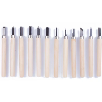 Afbeelding van Benson Gutsset Hout Hobby 12 delig