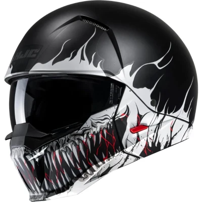 Afbeelding van HJC i20 Scraw Jet Helm, zwart grijs, afmeting XS 54 55 voor man