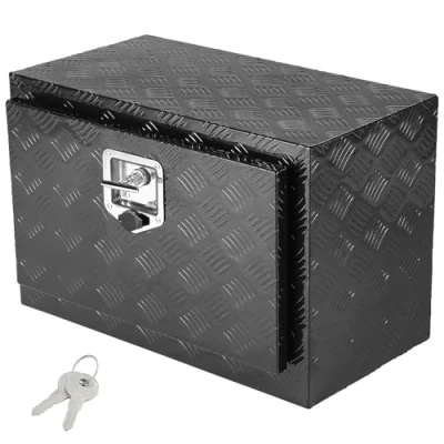 Afbeelding van VEVOR Gereedschapskoffer voor vrachtwagen ondervloer, gereedschapskist 61 x 43 46 cm, opbergdoos pick up, aluminiumlegering, belastbaar tot 30 kg