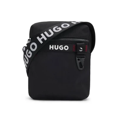 Afbeelding van HUGO Dusky Unisex Schoudertas, Maat: One Size, Black