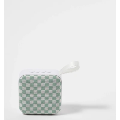 Afbeelding van Sunnylife Beach Accessoires Bluetooth Speaker Schaakbord Kunststof Groen