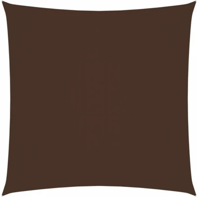 Afbeelding van Zonnescherm vierkant 4,5x4,5 m oxford stof bruin
