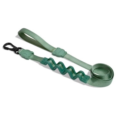 Afbeelding van Zee.Dog Looplijn Ruff Army Green Mosgroen Hondenriem 120x2.5 cm