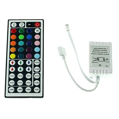 Afbeelding van RGB LED 44Key Controller 12V 72W voor kleurwisselstrips 4 Pin plug + play