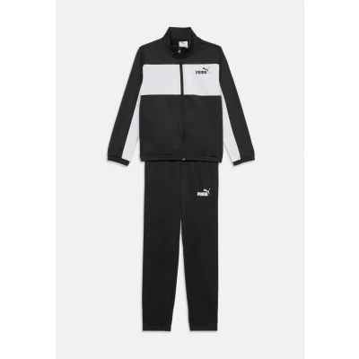 Afbeelding van Puma Poly Colorblock Suit B Jongens Trainingspak Black