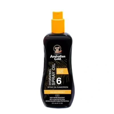 Afbeelding van Australian Gold Zonnebrand SPF 6 Spray Oil Zonnebrandolie 237 ml Zonnespray
