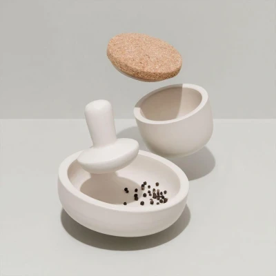 Afbeelding van Vijzelset BergHOFF Leo Line Mortar Pestle Large