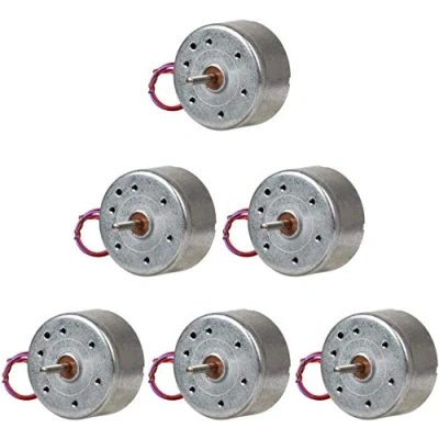 Afbeelding van ICQUANZX 6 stuks DC 3 V 1730 tpm mini elektromotor voor doe het zelf speelgoed windturbinegenerator