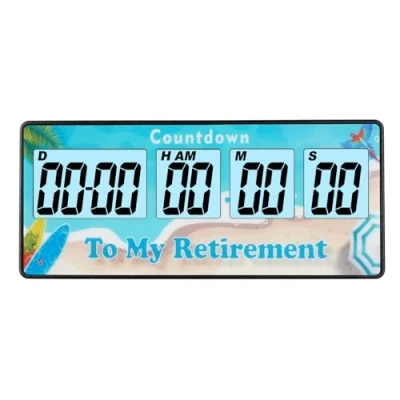 Afbeelding van Jayron Magnet Countdown Timer 9999 Dagen Digitale Luide Wekker, Keuken voor Evenement Herinnering Pensioen Bruiloft Koken (blauw)