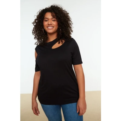 Afbeelding van Trendyol Zwarte, Uitgesneden Gedetailleerde Gebreide Blouse Tbbss22Af0007
