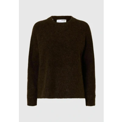 Afbeelding van Selected Femme Slflulu LS Oneck B NOOS Trui, Dames, Maat: XS, Delicioso