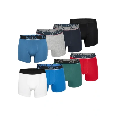 Afbeelding van Phil &amp; Co. Berlin 8ERPACK Trunks Onderbroeken, Heren, Maat: 4XL, Red