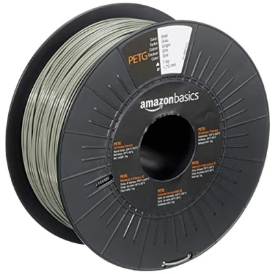 Afbeelding van Amazon Basics PETG 3D printerfilament, 1,75 mm, grijs, spoel van 1 kg