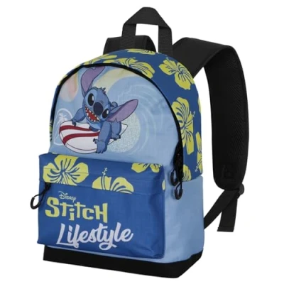 Afbeelding van Lilo and Stitch Lifestyle Small FAN HS rugzak, Blauw, 25 x 35 cm, inhoud 12 l, Eén maat, Kleine Rugzak