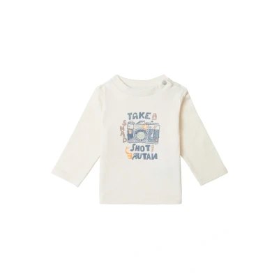Afbeelding van Noppies Jongen Longsleeve Biscoe Whitecap Gray 62