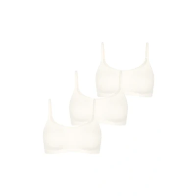 Afbeelding van Sloggi 3PACK GO Daily Bustier, Dames, Maat: XL, Silk white