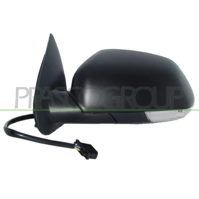 Afbeelding van Buitenspiegel Prasco SK0247324 Links Met grondlaag Electrisch Te verwarmen, Van binnen instelbaar, Bol vormig SKODA: Octavia II Hatchback