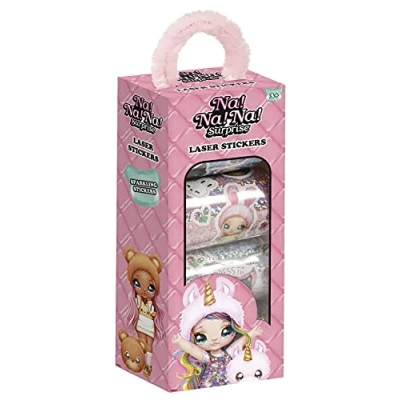Afbeelding van Totum stickerrollen Na!Na!na! Surprise meisjes papier roze