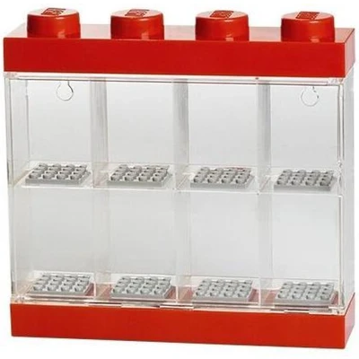 Afbeelding van Opbergbox Lego Minifiguren Rood 8 delig