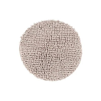 Afbeelding van Fluffy Badmat Hoogpolig Soft Touch Taupe 55 cm rond