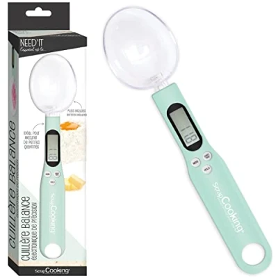 Afbeelding van ScrapCooking 3905 Precisie Digitale Lepel Schaal, kunststof, Roze