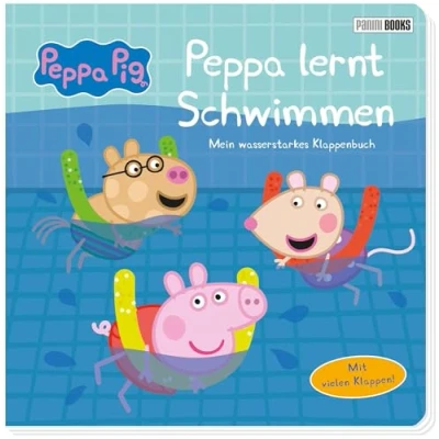 Afbeelding van Peppa Pig: lernt Schwimmen Mein wasserstarkes Klappenbuch